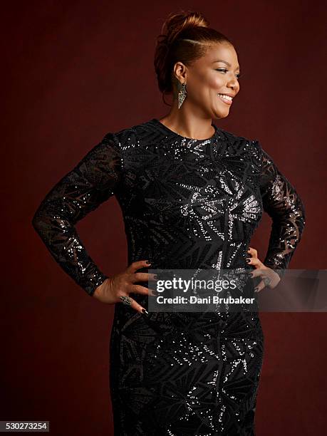 Actress and singer Queen Latifah is photographed for People.com on January 30, 2016 in Los Angeles, California.