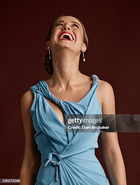 Actress Brie Childers is photographed for People.com on January 30, 2016 in Los Angeles, California.