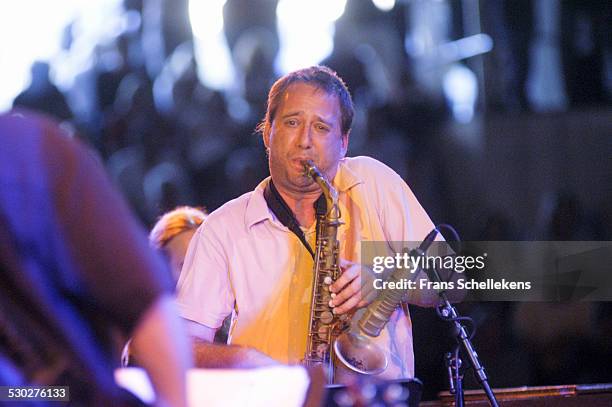 John Zorn, alto saxophone, performs at the North Sea Jazz Festival on July 13th 2003 in Amsterdam, Netherlands.