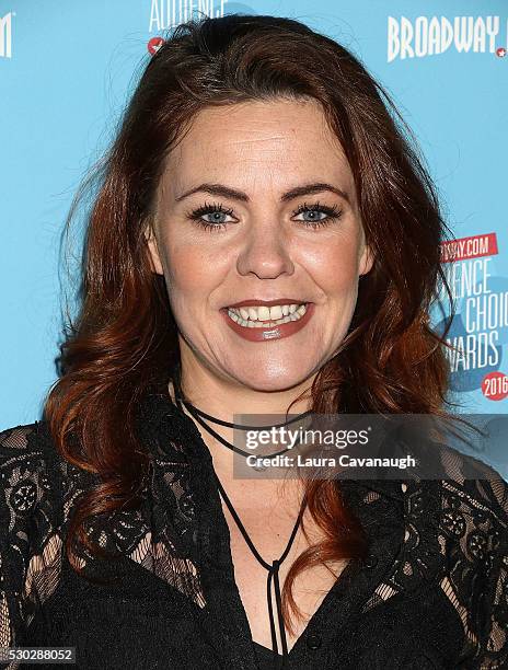 Rachel Tucker attends 2016 Broadway.com Audience Choice Awards Reception at 48 Lounge on May 10, 2016 in New York City.