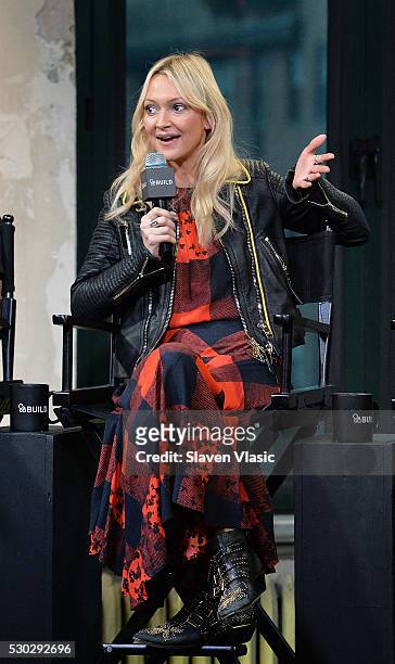 Zanna Roberts Rassi discusses "Celebrate Working Mothers with Alicia Ybarboat" at AOL Build at AOL Studios In New York on May 10, 2016 in New York...