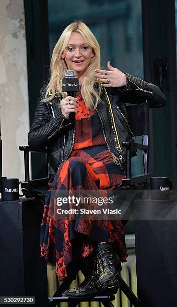 Zanna Roberts Rassi discusses "Celebrate Working Mothers with Alicia Ybarboat" at AOL Build at AOL Studios In New York on May 10, 2016 in New York...