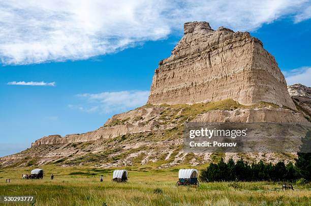 scotts bluff - scotts bluff national monument stock pictures, royalty-free photos & images