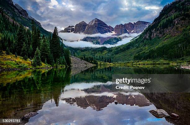 maroon bells - aspen colorado stock pictures, royalty-free photos & images