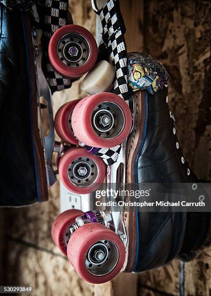 skates - roller derby stock pictures, royalty-free photos & images