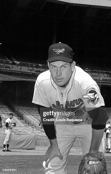 Robin Roberts of the Baltimore Orioles poses for a portrait circa 1962-1965.