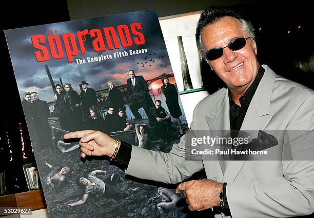 Actor Tony Sirico attends "The Sopranos: The Complete Fifth Season" DVD launch party at English is Italian on June 6, 2005 in New York City.