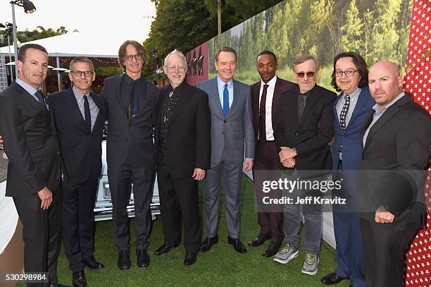 Executive Producer Darryl Frank, president, HBO Programming, Michael Lombardo, director/executive producer Jay Roach, writer/executive producer...