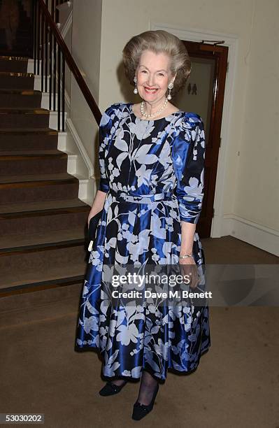 Raine Countess Spencer attends the annual summer party at Sotheby's, New Bond Street on June 6, 2005 in London, England.