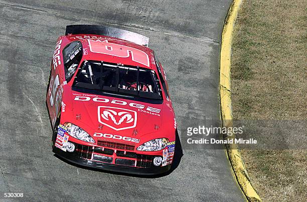 Bill Elliott drives the Evernham Motorsport Dodge Intrepid R/T during the Old Dominion 500, part of the Winston Cup Nascar Series at Martinsville...