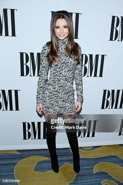 Singer-songwriter Cher Lloyd attends the 64th Annual BMI Pop Awards held at the Beverly Wilshire Four Seasons Hotel on May 10, 2016 in Beverly Hills,...