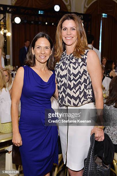 Amy Listen and Kirsten Crocker attend CHIPS Luncheon Featuring St. John at Beverly Hills Hotel on May 10, 2016 in Beverly Hills, California.