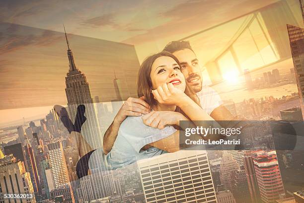 couple in love - staat new york bildbanksfoton och bilder