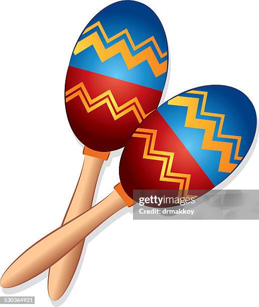 mexican maracas - mexicali stock illustrations