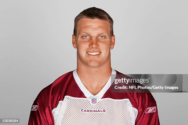 Casey Moore of the Arizona Cardinals poses for his 2005 NFL headshot at photo day in Tempe, Arizona.