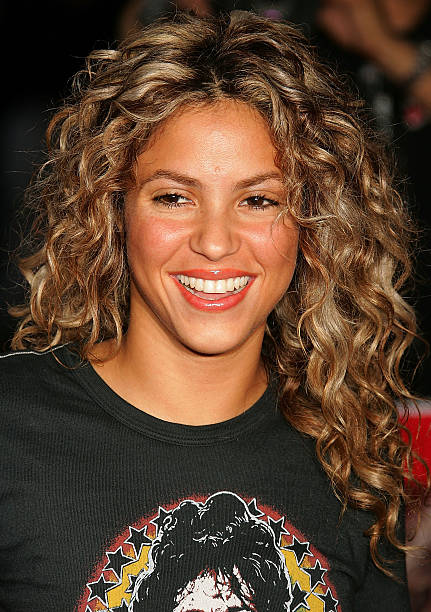 Singer Shakira arrives at Virgin Megastore Times Square to promote her new CD "Fijacion Oral" on June 8, 2005 in New York City.