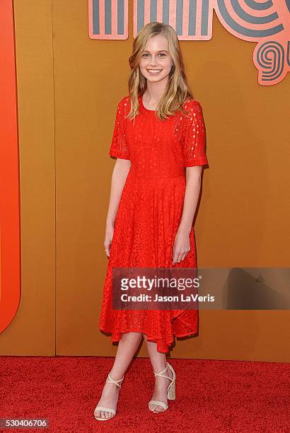 Actress Angourie Rice attends the premiere of "The Nice Guys" at TCL Chinese Theatre on May 10, 2016 in Hollywood, California.