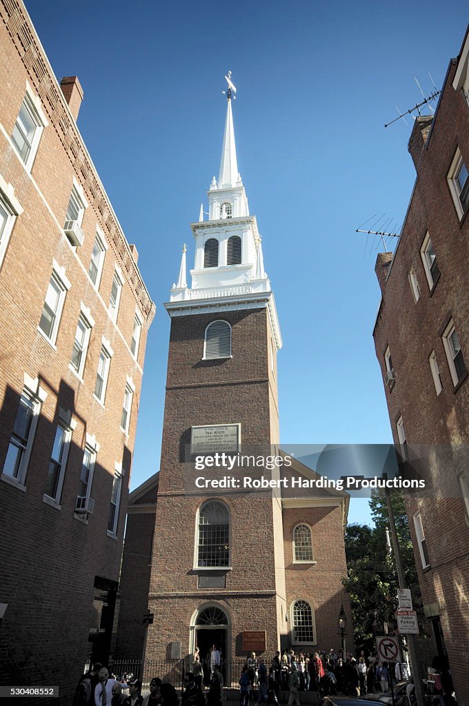 Old North Church, Boston, Massachusetts, New England, United States of America, North America