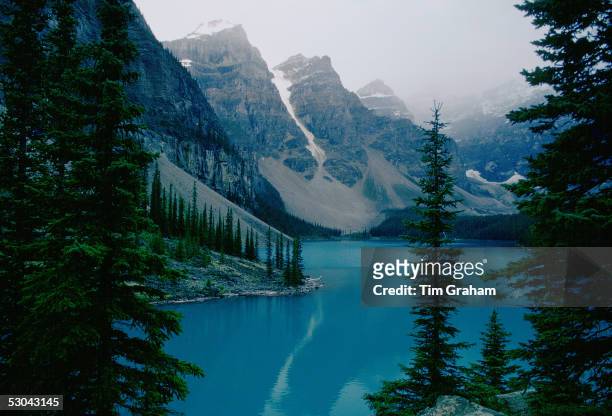 Moraine Lake in Banff National Park, the Rockies, Alberta, Canada.
