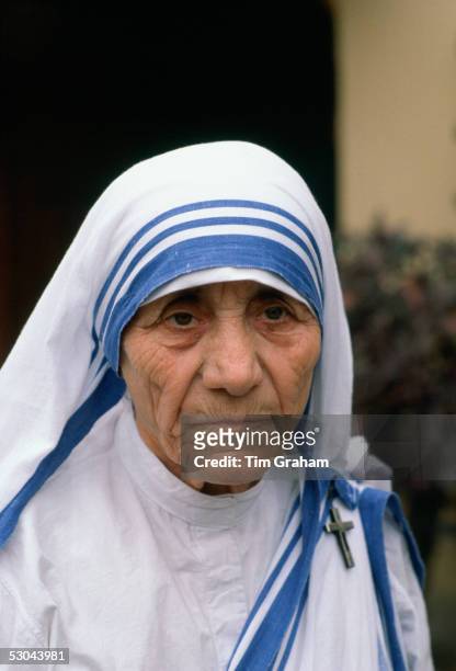 Mother Teresa of Calcutta in India.