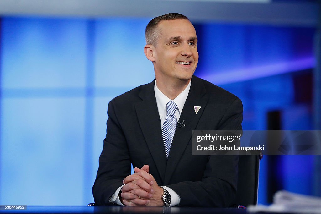 Corey Lewandowski Visits Fox News Channel with Hannity