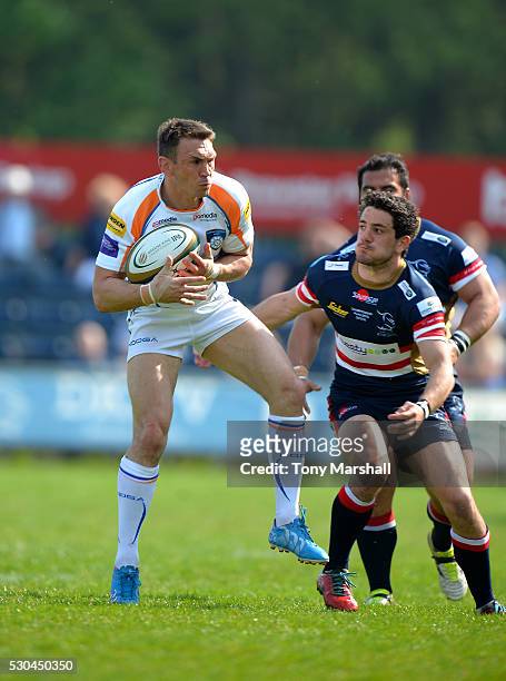 Kevin Sinfield of Yorkshire Carnegie during the Greene King IPA Championship Play Off: Second Leg match between Doncaster Knights and Yorkshire...