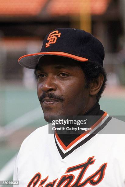 Vida Blue of the San Francisco Giants poses for a portrait before a 1979 game at Candlestick Park in San Francisco, California.