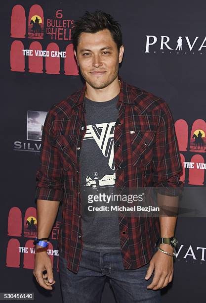 Actor Blair Redford arrives at the "6 Bullets To Hell" Mobile Game Launch Party on May 10, 2016 in Los Angeles, California.