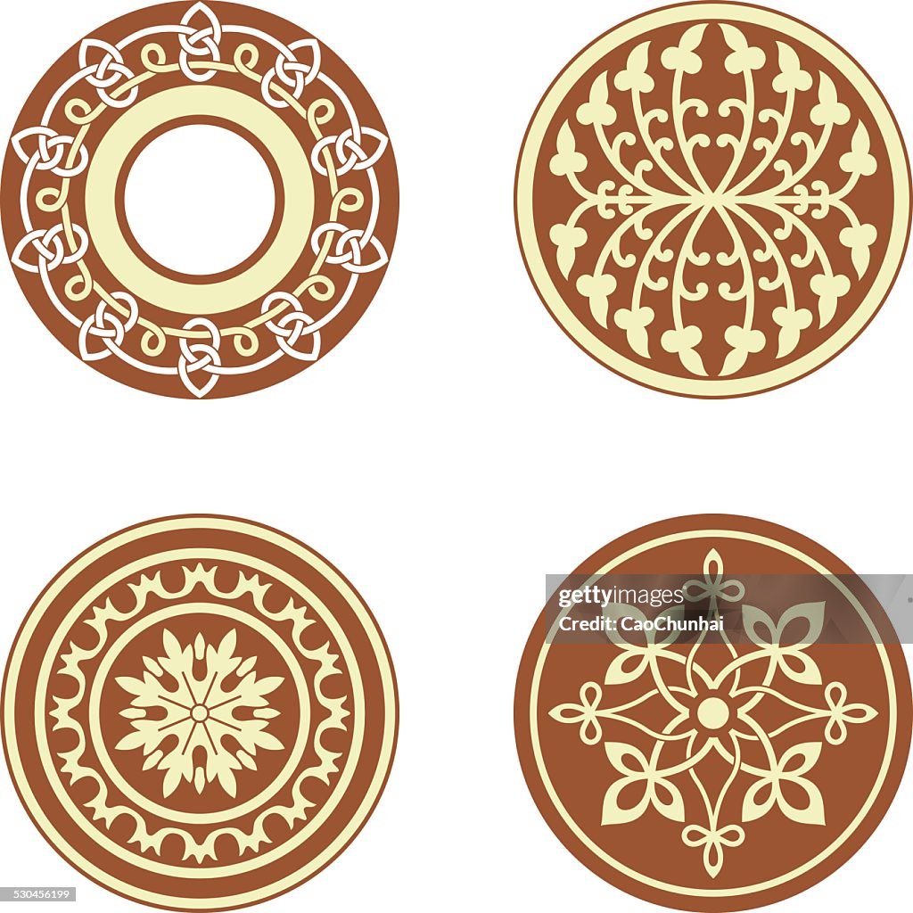 3 Circular Pattern Circular Patterns Collection High-Res Vector Graphic - Getty Images