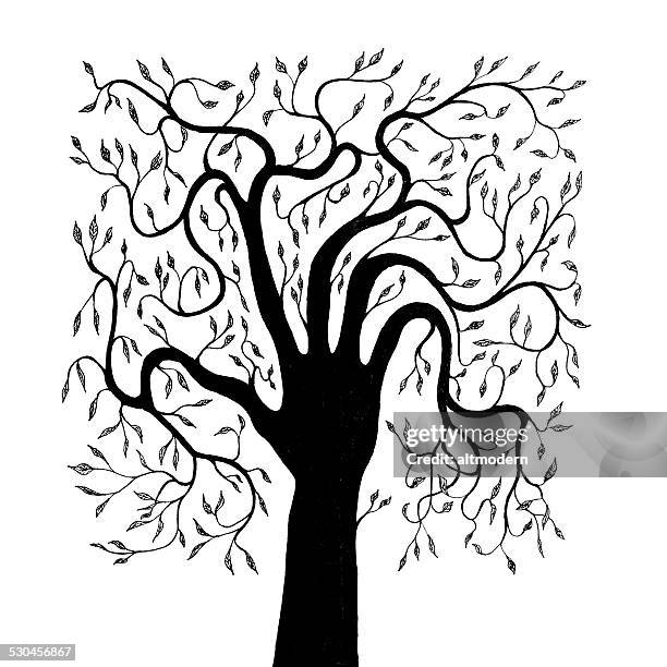 Woman Hand Tree Tree Hand Drawing Photos and Premium High Res Pictures - Getty Images