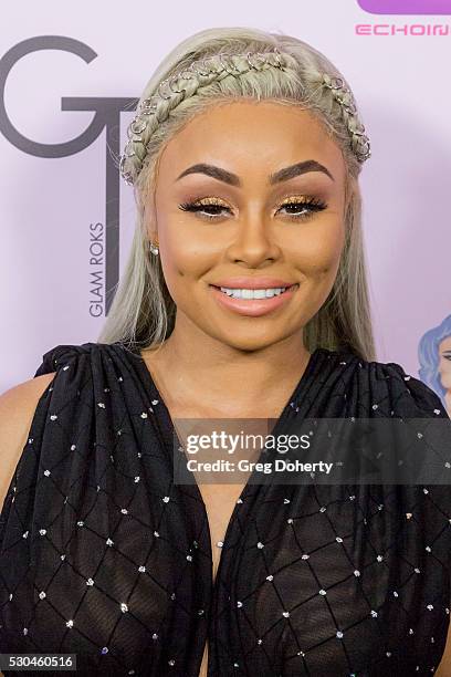 Blac Chyna arrives at her Blac Chyna Birthday Celebration And Unveiling Of Her "Chymoji" Emoji Collection at the Hard Rock Cafe on May 10, 2016 in...