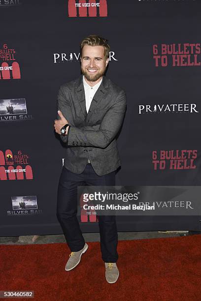 Actor Randy Wayne arrives at the "6 Bullets To Hell" Mobile Game Launch Party on May 10, 2016 in Los Angeles, California.
