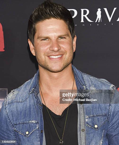 Daniel Bucco arrives at the "6 Bullets To Hell" Mobile Game Launch Party on May 10, 2016 in Los Angeles, California.