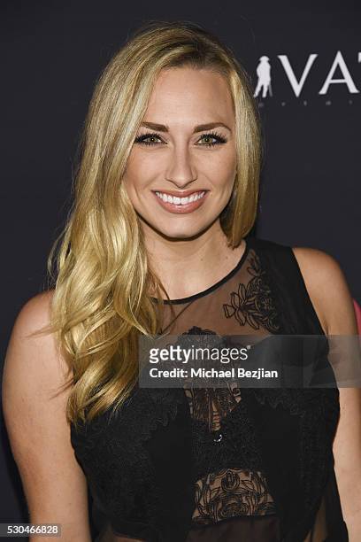 Actress Lyndsi Larose arrives at the "6 Bullets To Hell" Mobile Game Launch Party on May 10, 2016 in Los Angeles, California.