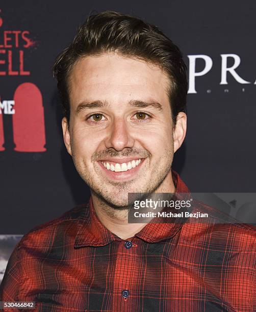 Actor Chris Reinacher arrives at the "6 Bullets To Hell" Mobile Game Launch Party on May 10, 2016 in Los Angeles, California.