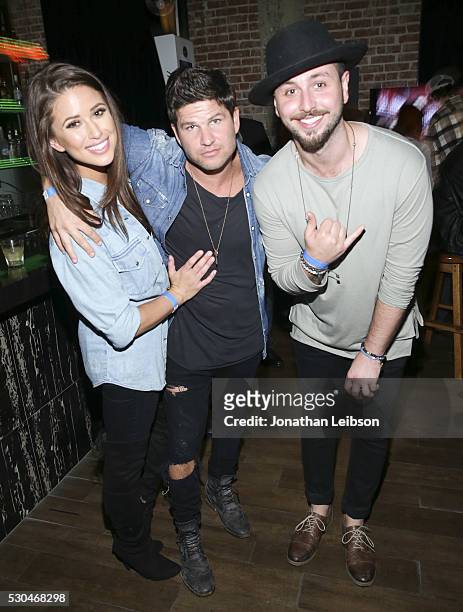 Daniel Bucco and friends attend the "6 Bullets To Hell" Mobile Game Launch Party on May 10, 2016 in Los Angeles, California.