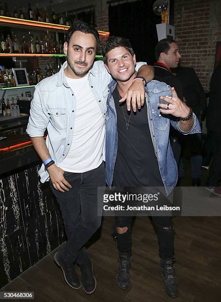 Friend and Daniel Bucco attend the "6 Bullets To Hell" Mobile Game Launch Party on May 10, 2016 in Los Angeles, California.