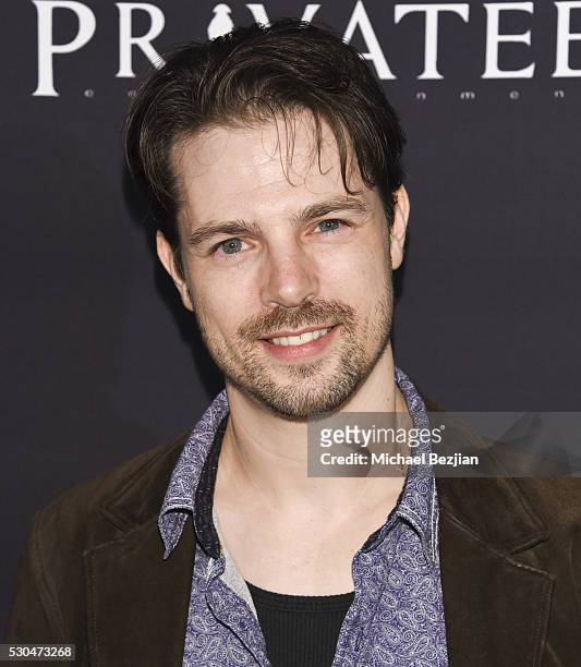 Actor Shane West arrives at the "6 Bullets To Hell" Mobile Game Launch Party on May 10, 2016 in Los Angeles, California.