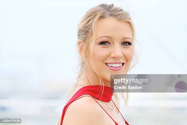 Blake Lively attends the 'Cafe Society' Photocall during The 69th Annual Cannes Film Festival on May 11, 2016 in Cannes, France.