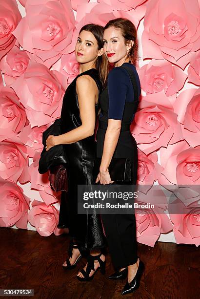 Jaime Schneider and Katherine Power attend the Who What Wear Visionaries Launch at Ysabel on May 10, 2016 in West Hollywood, California.