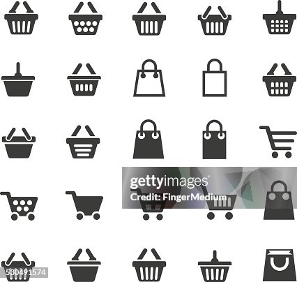 Shopping cart icons Shopping cart icons