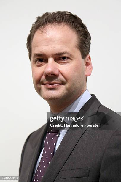 Max Hollein, the outgoing director of Schirn Kusthalle, during the preview of The exhibition 'Peter Halley: The Schirn Ring' at Schirn Kunsthalle on...