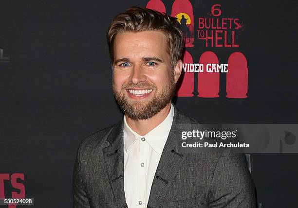 Actor Randy Wayne attends the launch of "6 Bullets To Hell" the video game and the movie on May 10, 2016 in Los Angeles, California.