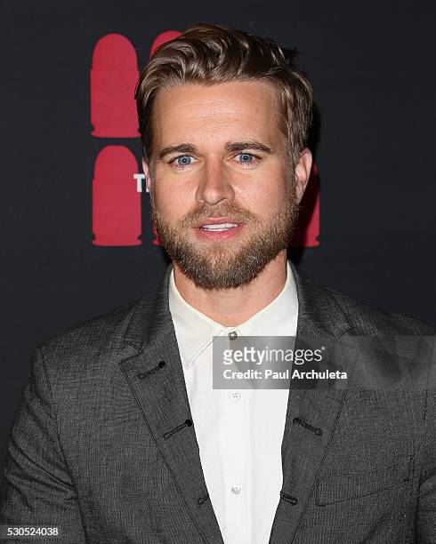 Actor Randy Wayne attends the launch of "6 Bullets To Hell" the video game and the movie on May 10, 2016 in Los Angeles, California.