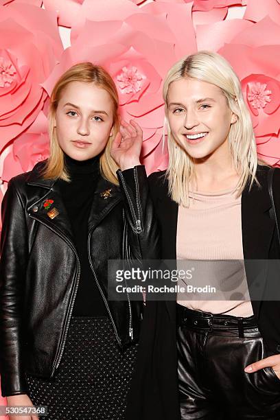 Audrea Vaidila and Rima Vaidila attend the Who What Wear visionaries launch at Ysabel on May 10, 2016 in West Hollywood, California.