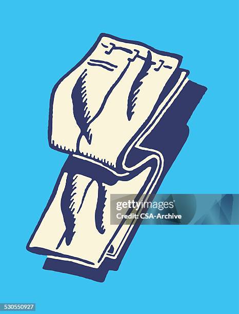 pants with crease - trousers stock illustrations