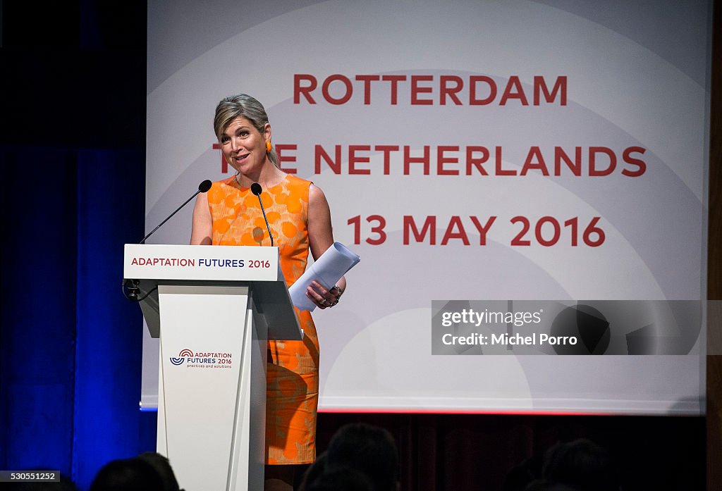 Queen Maxima Of The Netherlands Speaks At Adaptation Futures Climate Conference