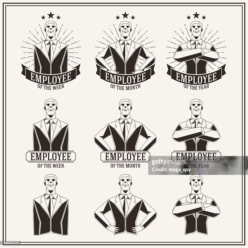 Flogotypes Vintage Insignias And Logotypes Set High-Res Vector Graphic - Getty Images
