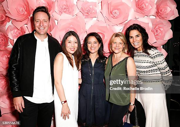 Cartier representatives Jermore Kerr-Jarrett, Kiyo Taga, Mercedes Abramo, Christine Goppel and Stephanie Labille attend the Who What Wear Visionaries...