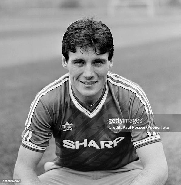 Manchester United footballer Frank Stapleton, circa September 1986.